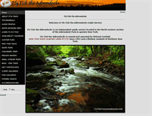 Tablet Screenshot of flyfishtheadirondacks.com